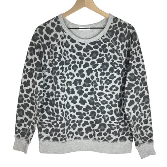 Grayson Threads Tops - GRAYSON THREADS Sweatshirt Pullover Leopard Animal Print Loungewear Size Small